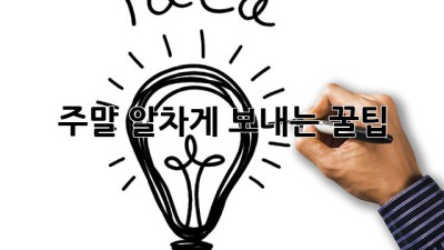 주말, 알차게 보내는 꿀팁!